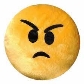 Velvet Yellow Angry Emoji Cushion at Rs 80/piece in Delhi | ID: 20698196262
